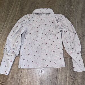 Girls GAP floral turtleneck size 8